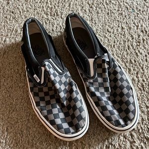 Vans checkered shoes